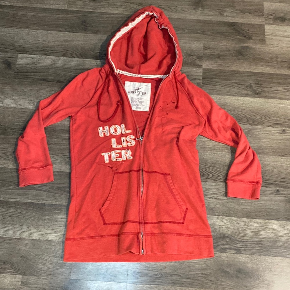 Hollister zip up hoodie